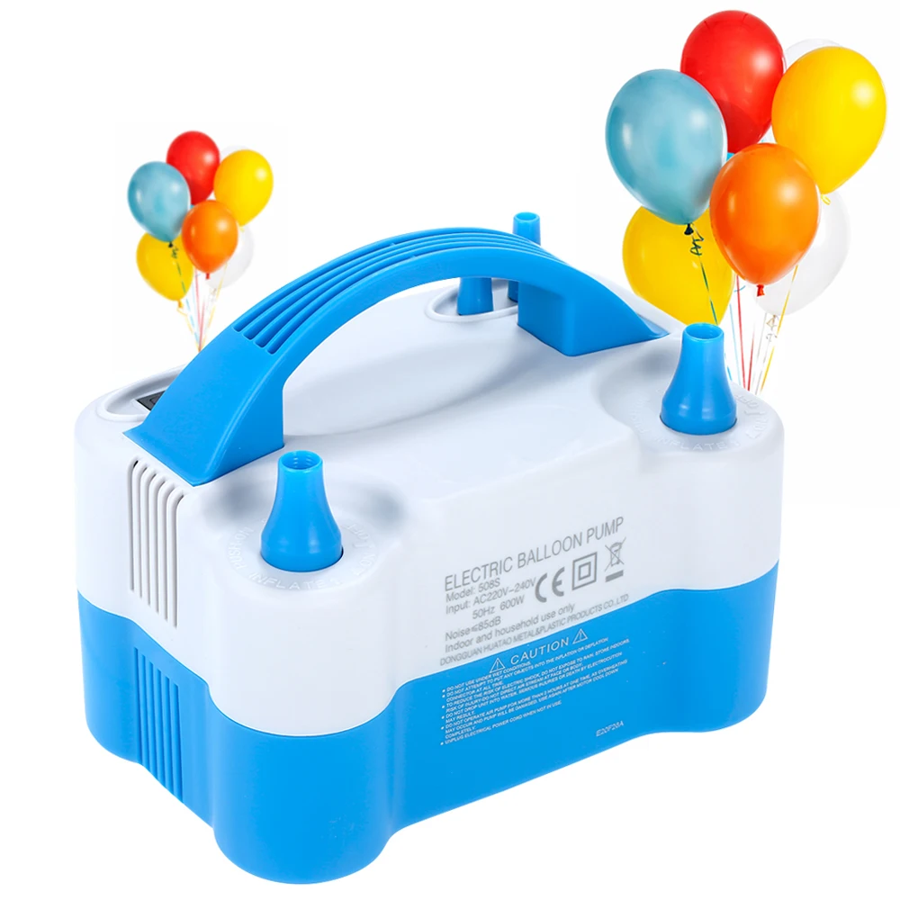 

Electric Air Balloon Pump Portable Inflator Dual-Nozzle Globos Machine Air Balloon Blower for Party Balloon Arch & Column Stand