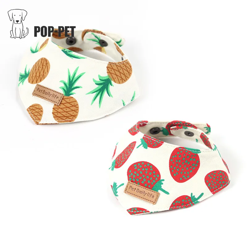 Шарф для кошек Регулируемый ошейник собак шейный платок котят слюнявчик