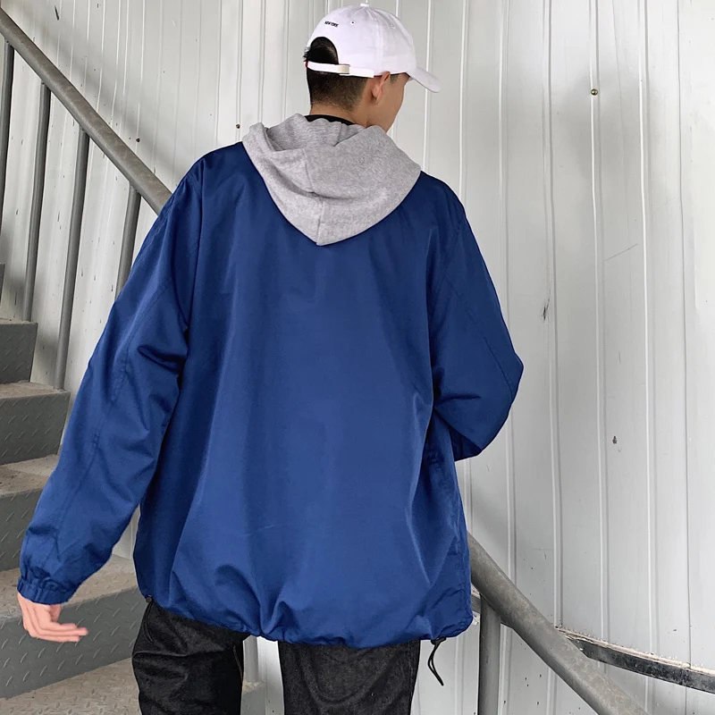 Весна Осень 2020 новая мужская Свободная дышащая куртка кардиган с отворотом