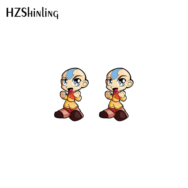 Новинка 2020 Аватар последние серьги-гвоздики airbender акриловые серьги aang zuko sokka appa из