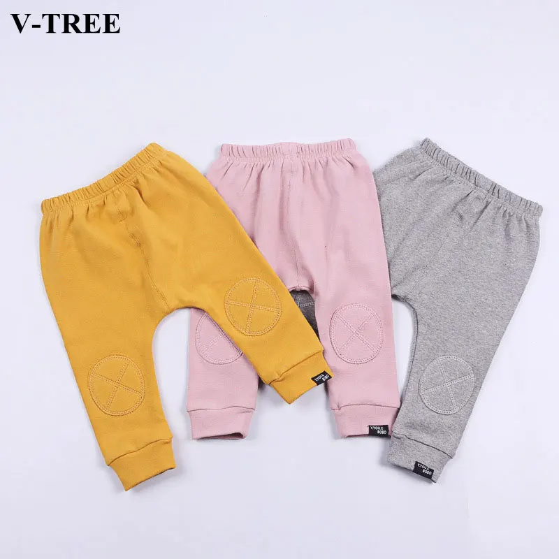 

Spring Autumn Baby Boys PP Pants Cotton Children Harem Pants Solid Color Trousers For Girls Toddler Clothing