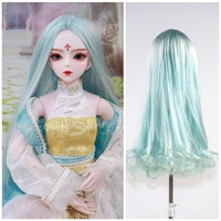 multicolor 13 bjd dolls wigs 60 cm bjd dolls change makeup dressing curly hair bangs straight hair wig for bjd doll accessories