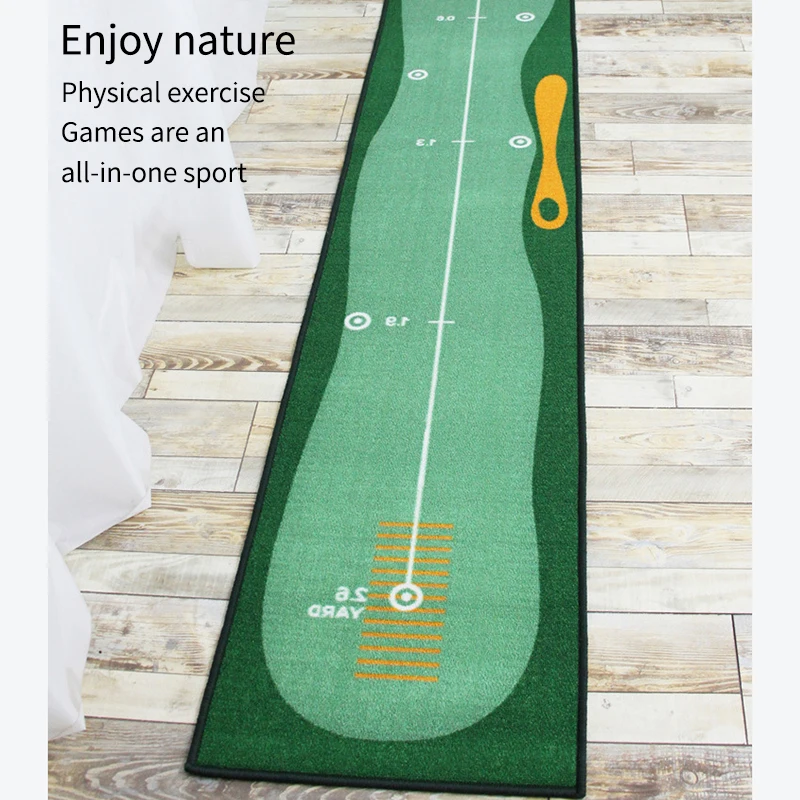 Satin Al Portablel 50*300cm Ev Ofis Golf Uygulama Mat Yapay Konut Golf Pratik Yardım Ekipmanları Golf Mini Isabet Eğitmen Mat