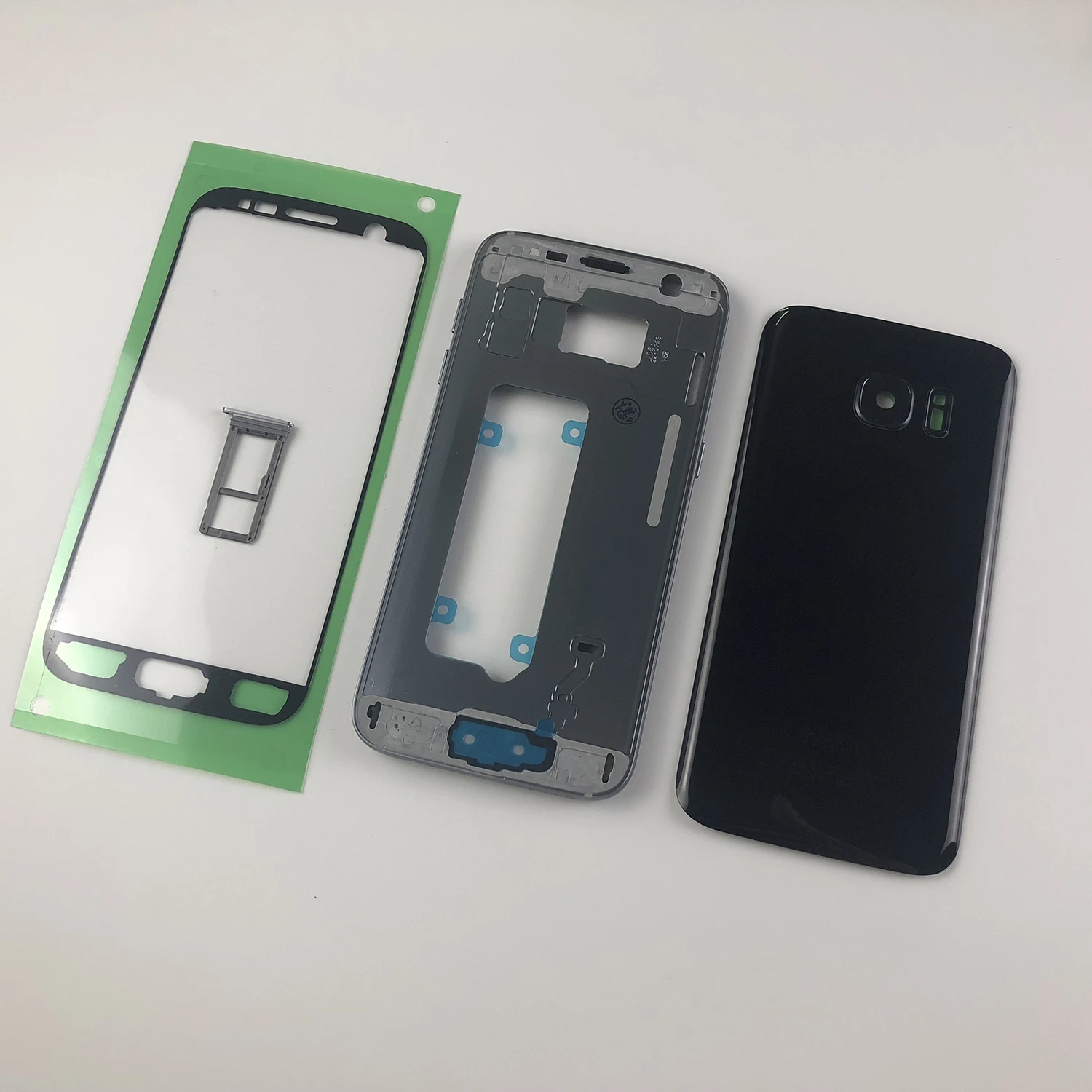 Для Samsung Galaxy S7 G930 G930F средняя рамка корпуса + задняя крышка аккумулятора и