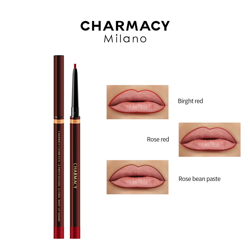 

CHARMACY Lip Contour Lip Liner Long Lasting Sexy Smooth Natural Lipliner Nude Matte Lip Liner Pencil Makeup Lipstick Cosmetics
