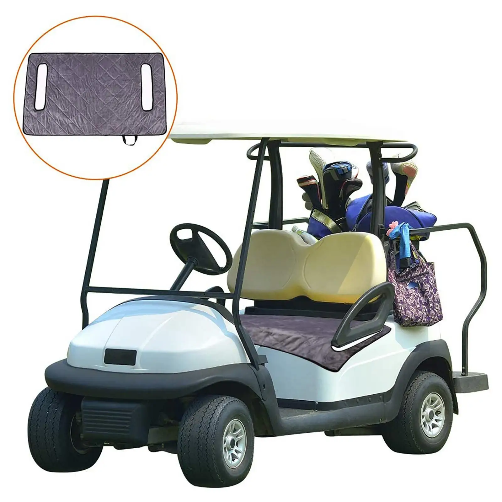 Golf Cart Seat Cover Blanket Comfortable Soft for Sports Travel | Спорт и развлечения