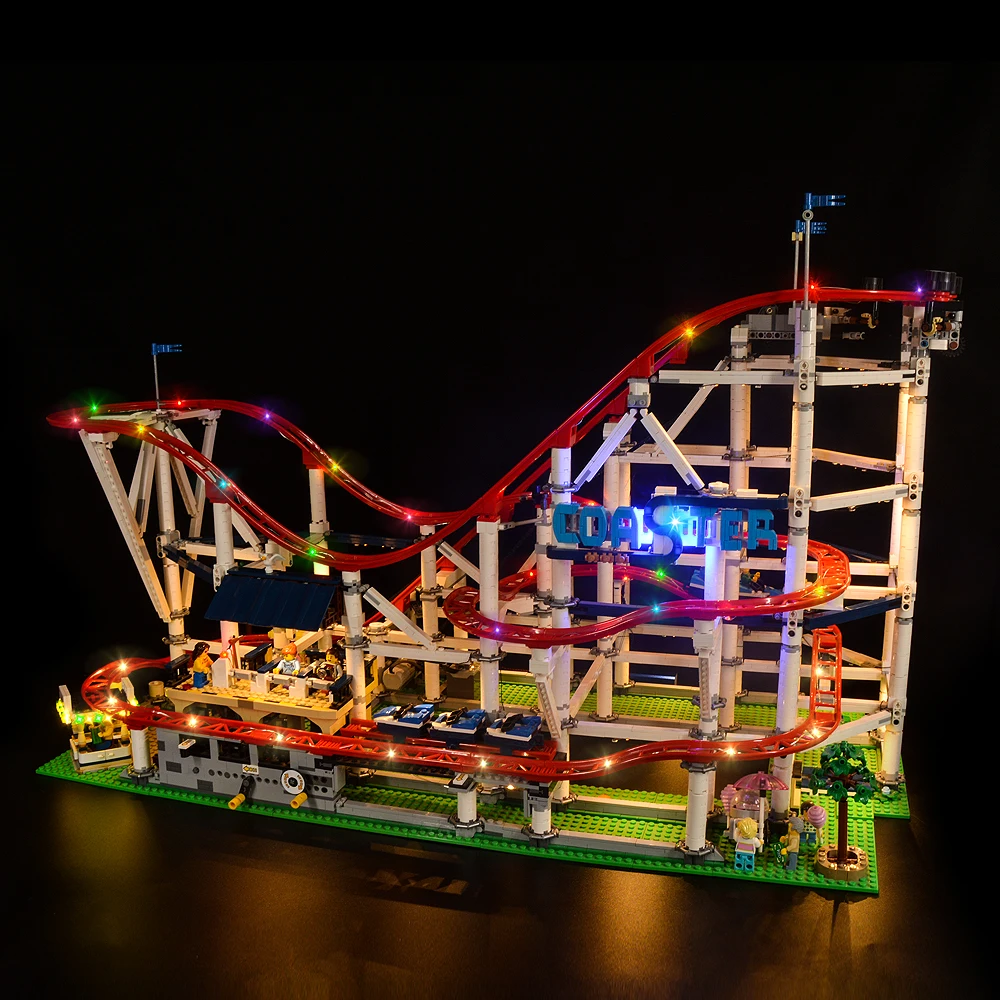 Фото Светодиодный светильник комплект идеи 10261 создатель Roller Coaster строительные блоки