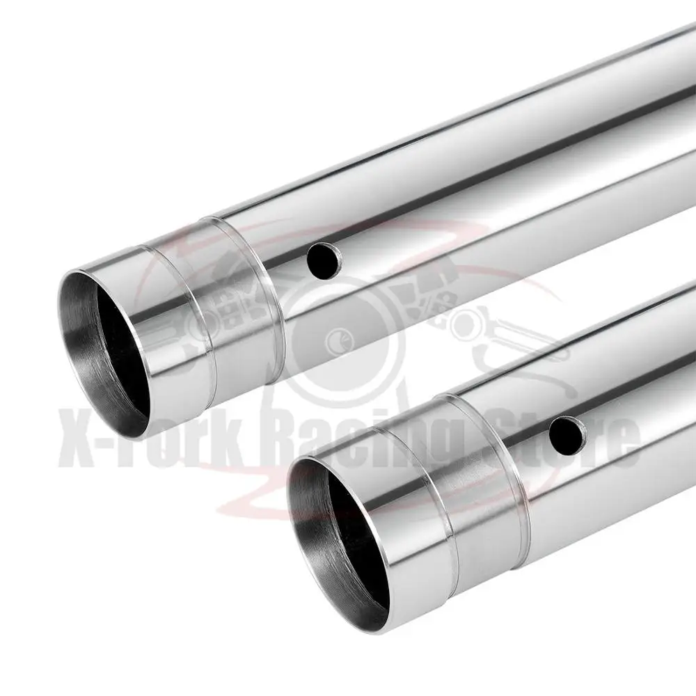 Трубы передней вилки трубы внутренней серебряная пара для YAMAHA XP500 T-MAX530 2015-2016