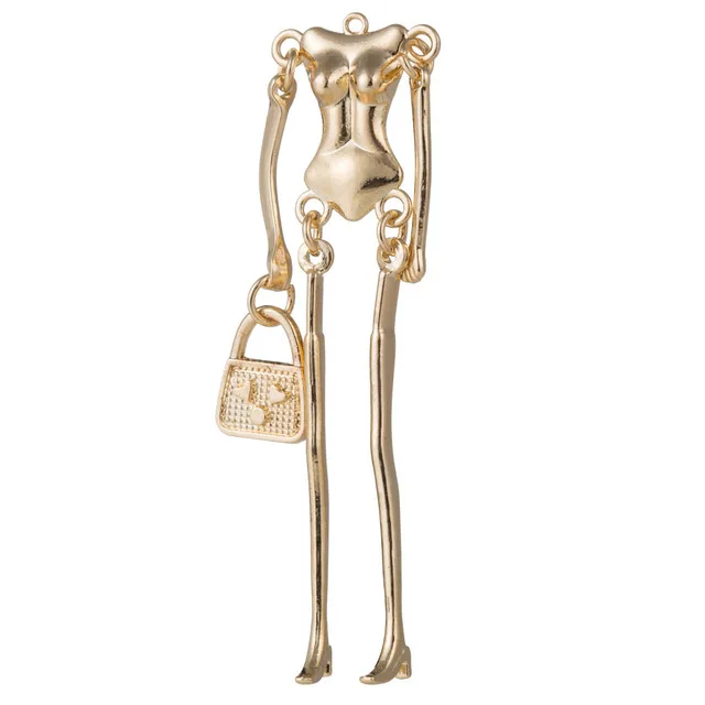 Кукла из сплава черного белого и золотого цветов 1 шт. аксессуары для рукоделия