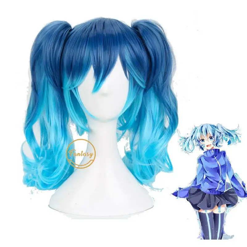 

Парик для косплея по мотивам аниме Kagerou Project, Mekaku City, актеры, Эномото, такан, Ен, голубые волосы + бесплатная шапочка для парика