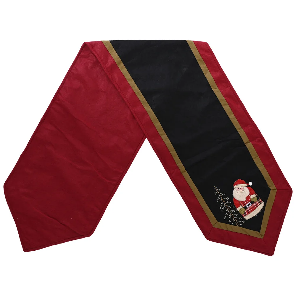 

Merry Christmas Santa Claus Table Runner Xmas Table Runner Table Ornaments Tablecloth Placemat Home Party New Year Decor