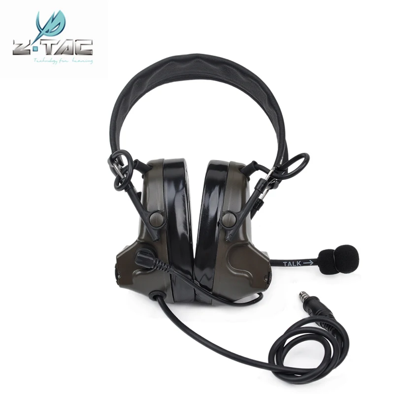Тактические наушники Z Softair Comtac II с высокой конфигурацией |