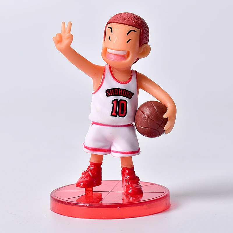 5 шт./лот SLAM DUNK Shohoku баскетболист Фигурки игрушки Hanamichi Rukawa Kaede Sakuragi аниме модель игрушки