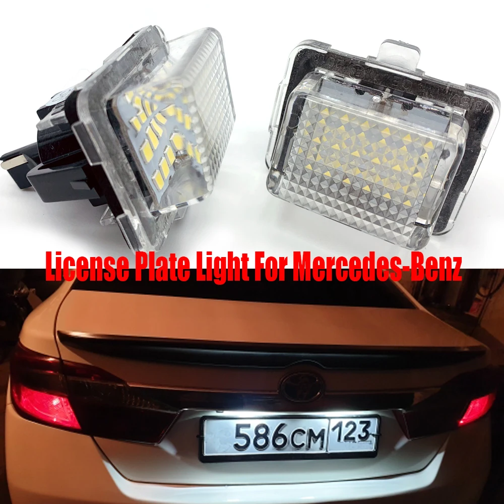 

Подсветильник номерного знака для Mercedes-Benz W204 W204 5D W212 W216 W221, 2 шт.