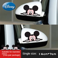 disney car cute cartoon waterproof funny car sticker personality creative anti scratch rearview mirror decoration