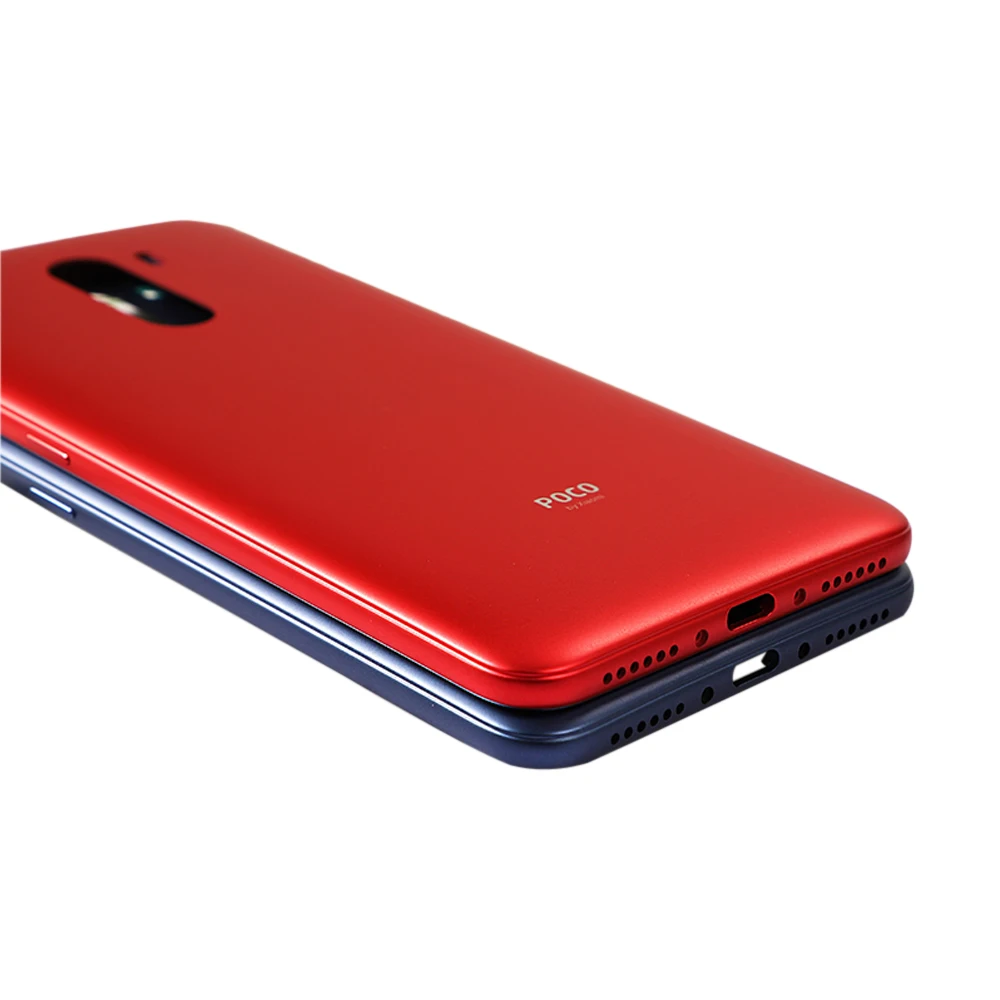 Xiaomi PocoPhone F1 Крышка батарейного отсека задняя дверь чехол + рамка камеры для Pocophone