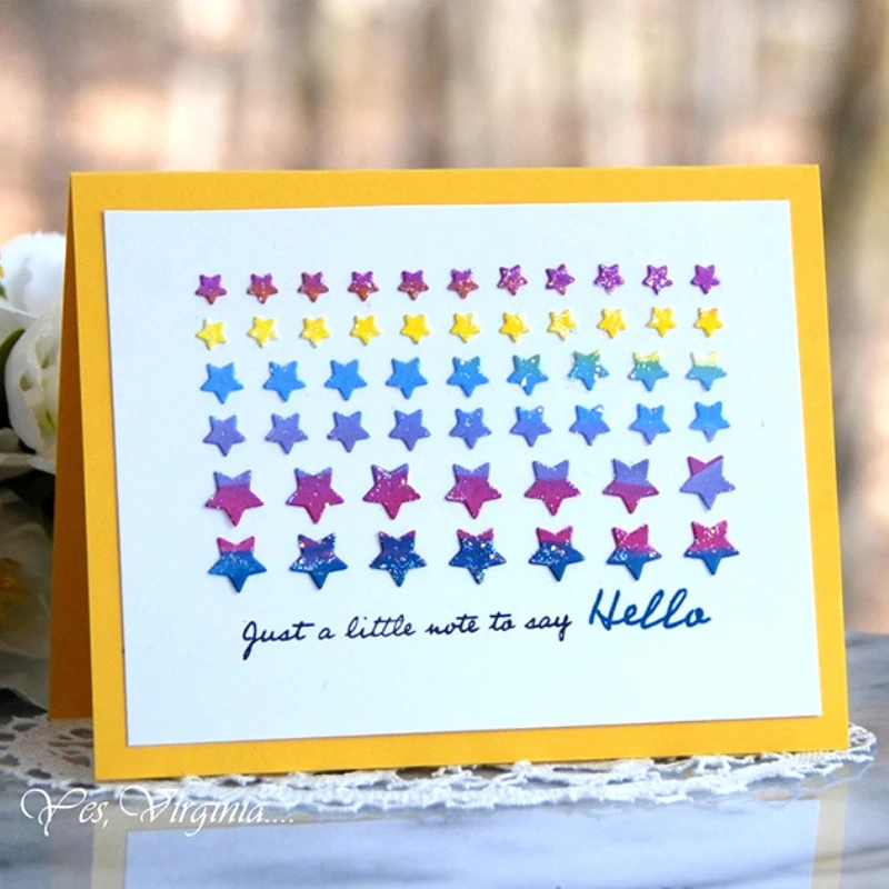 

Star Hollow Metal Cutting Dies for Scrapbooking Handmade Tools Mold Cut Stencil New DIY Card Make Mould Model Craft Decoration