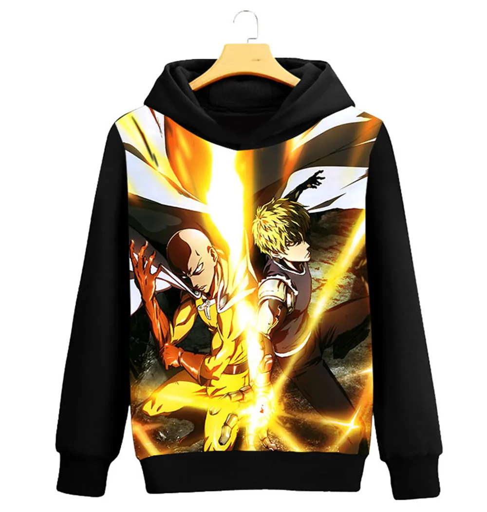 Косплей Аниме One Punch Man Season2 3DSweatshirt Kpop толстовки с капюшоном верхняя одежда Для