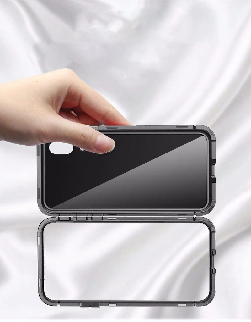 GKK магнитной адсорбции для samsung Galaxy M10 M20 M30 M40 A10 A20 A30 A20E A40 A40s A50 A60 A70 чехол с одной стороны для samsung крышка