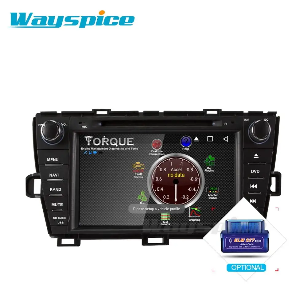 Wayspice android 9 0 автомобильный dvd для Toyota Prius 2009 2010 2011 2012 2013 gps навигации мультимедийный