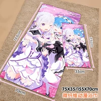re life in a different world from zero rem summer swimming beach soft towel plush toys blanket birthday christmas gift 8133