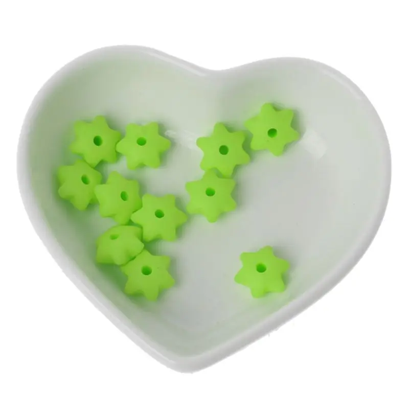 10 шт Детские Прорезыватели силиконовые бусины для мамы DIY Браслеты Ожерелья