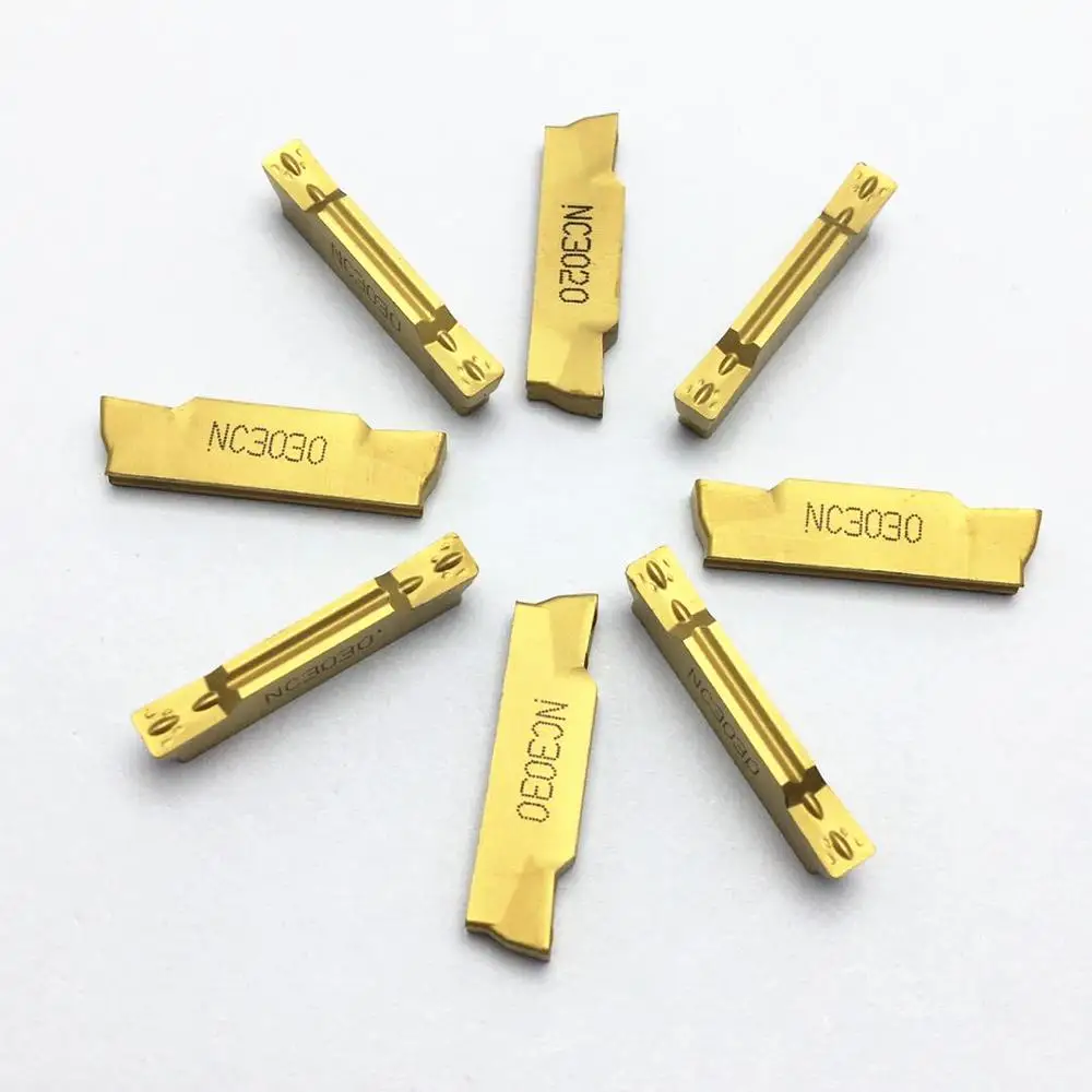 

100PCS Slotting Tool MGMN300 M NC3030 Slotted Carbide Blade 3mm MNMG300 Metal Lathe Milling Cutter Turning Tool