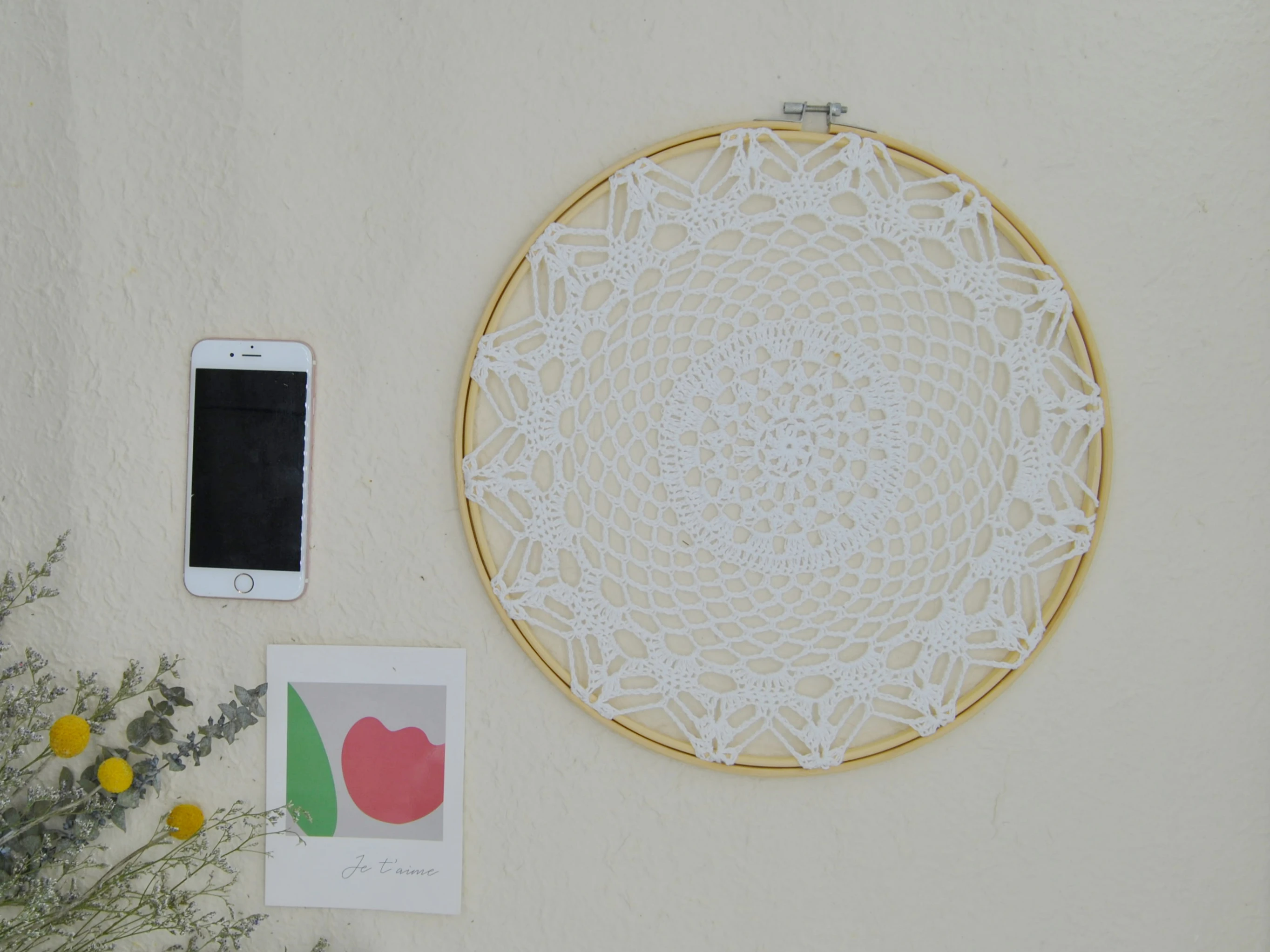 

Handmade Macrame Pendant Wedding Decoration Bohemian Tapestry LivingRoom Bedroom Wall Decoration Sweet Home No.B072 Diameter34cm