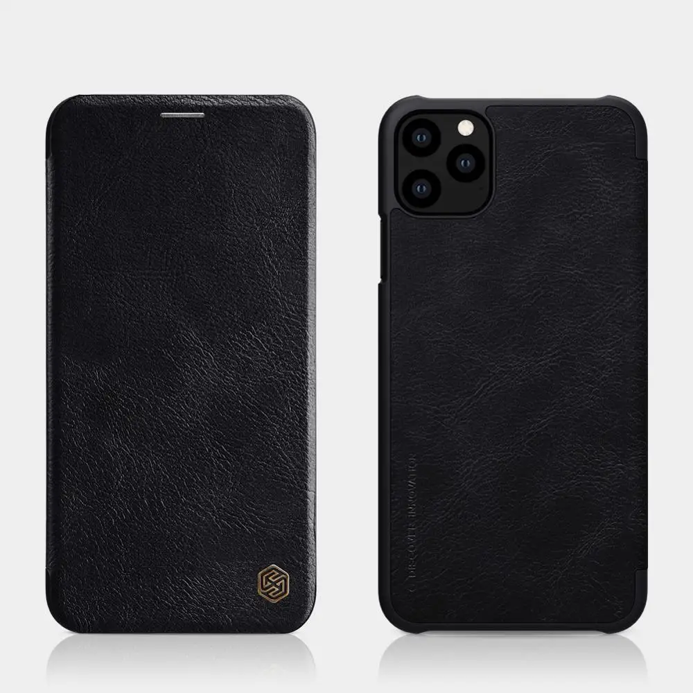 Чехол для Apple iPhone 11 Pro Max, чехол для iPhone 8, 7 Plus, X, Xs, Xr, чехол Nillkin, роскошный кожаный чехол с отделением для карт, флип-чехол, чехол