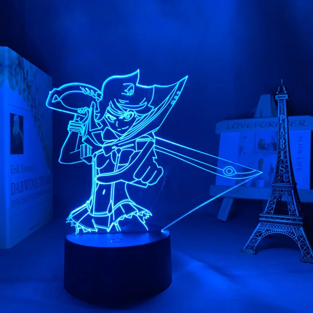 

Kill La Kill Ryuko Matoi Led Night Light Bedroom Decoration Light Birthday Gift Anime Light Acrylic Multicolor Lamp Anime Decor