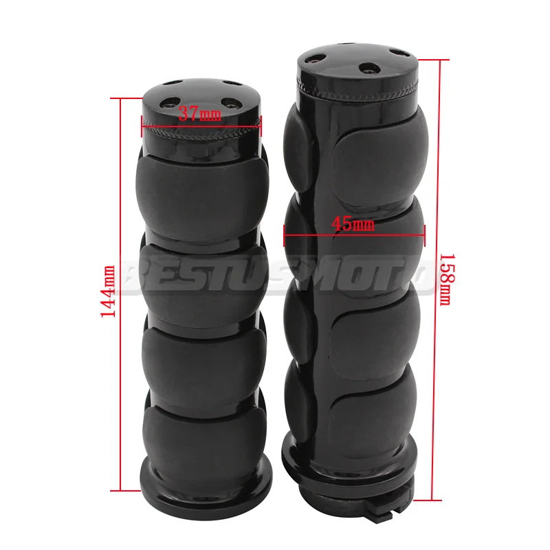 Универсальные резиновые рукоятки 7/8 'དྷ мм и 1'' 25 для Harley Honda Kawasaki Suzuki Yamaha Bikes