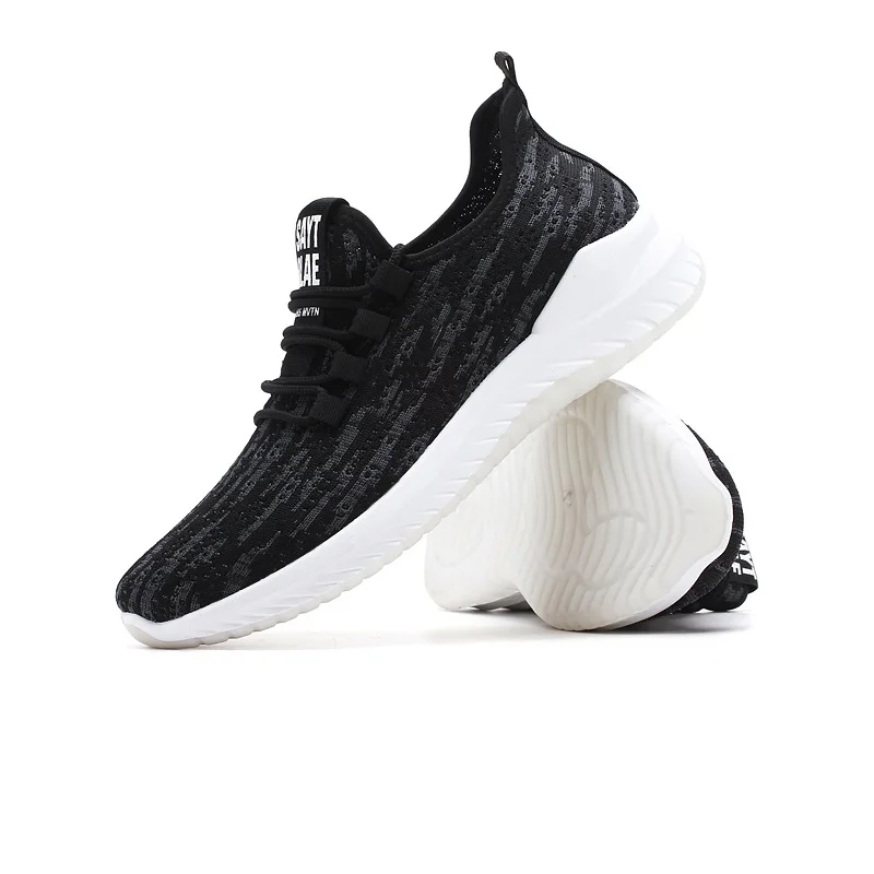 

Кроссовки ICCLEK мужские прогулочные, модная повседневная обувь, дышащие, черные