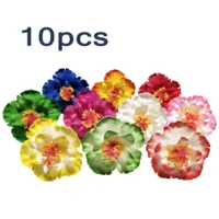 10pcslot flowers wedding hawaii party summer party diy decorations artificial flowers hula girls favor hair decoration flower