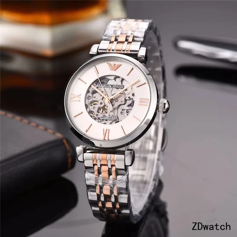 

Ar1 Luxury Brand women Mechanics Watches men Watch Stainless Steel Strap wristwatch Top classic watch gift 66 orders