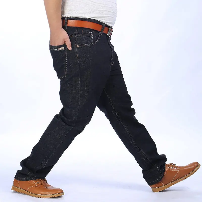 2019 Большие размеры повседневные новые мужские джинсовые брендовые Свободные