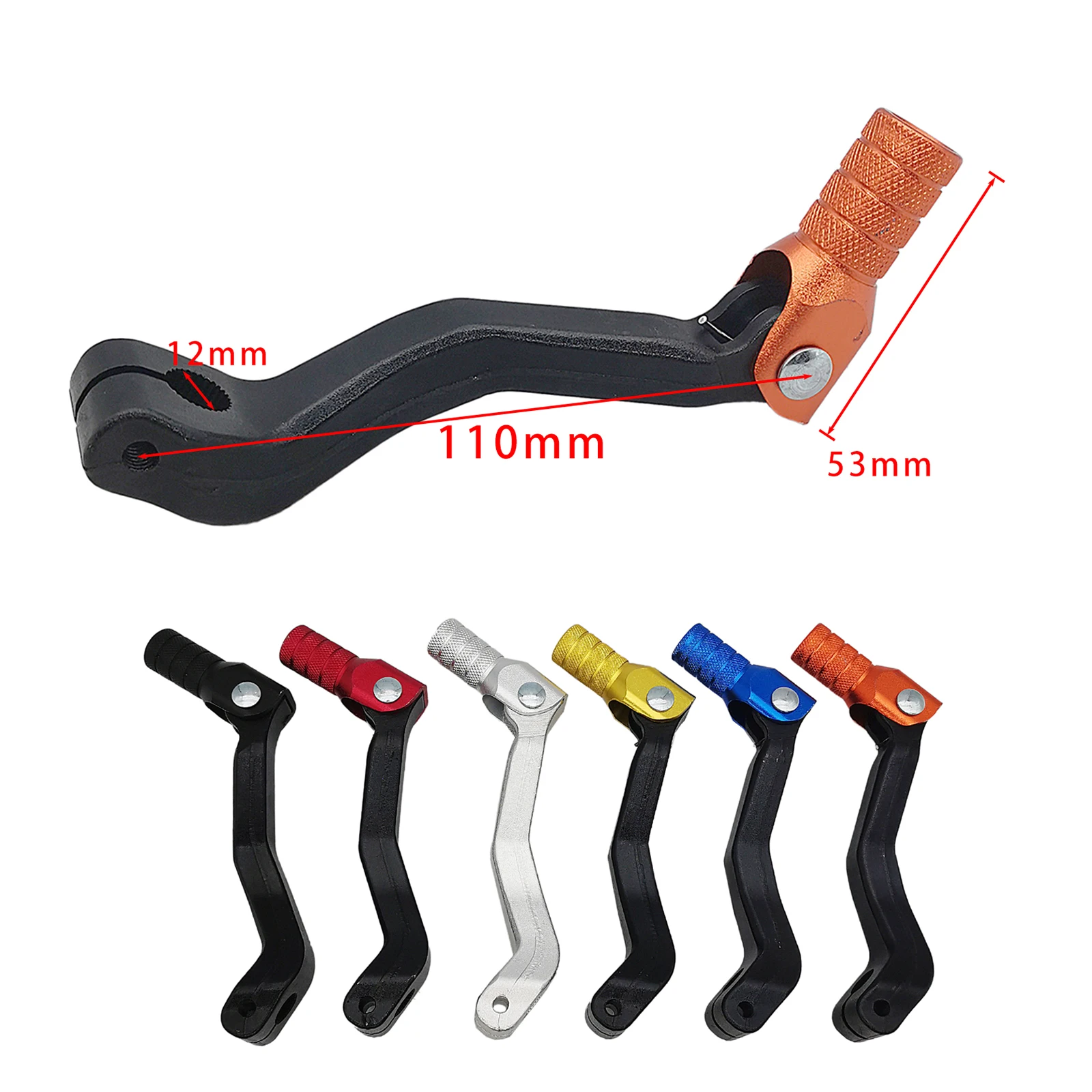 

Motorcycle Folding Aluminum Gear Shift Lever For ATV Quad Dirt Pit Bikes Kayo BSE Apollo Zongshen CG CB NC 125 150 200 250 450