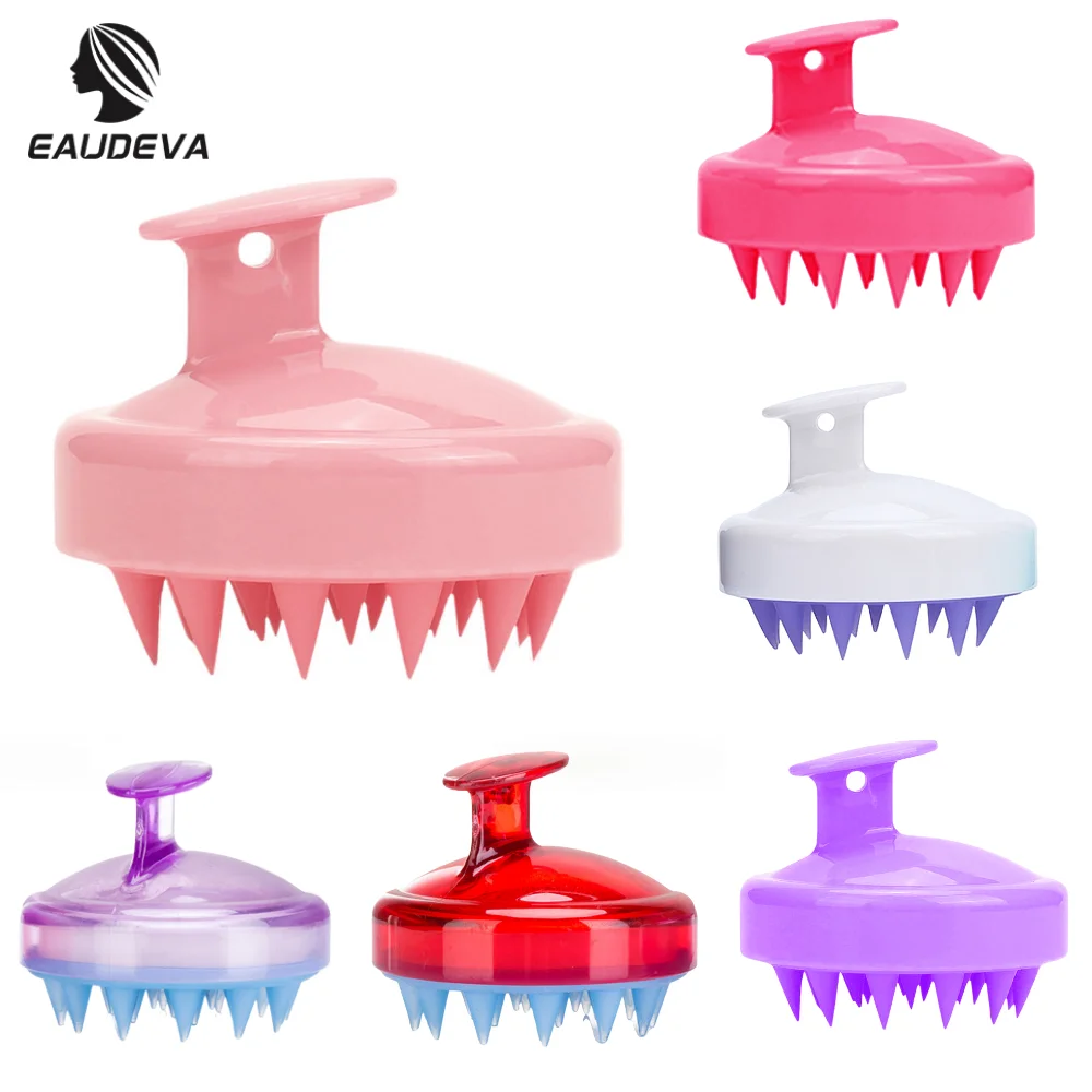 

Handheld Hair Comb Silicone Scalp Shampoo Massage Brush Shower Hair Massager Clean Hair Brush Bath Spa Hair Salon Accessorie