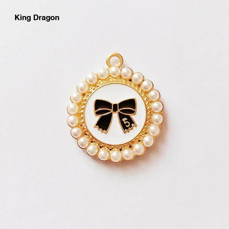 Подвески с жемчужинами и цветами для изготовления ювелирных изделий подвески