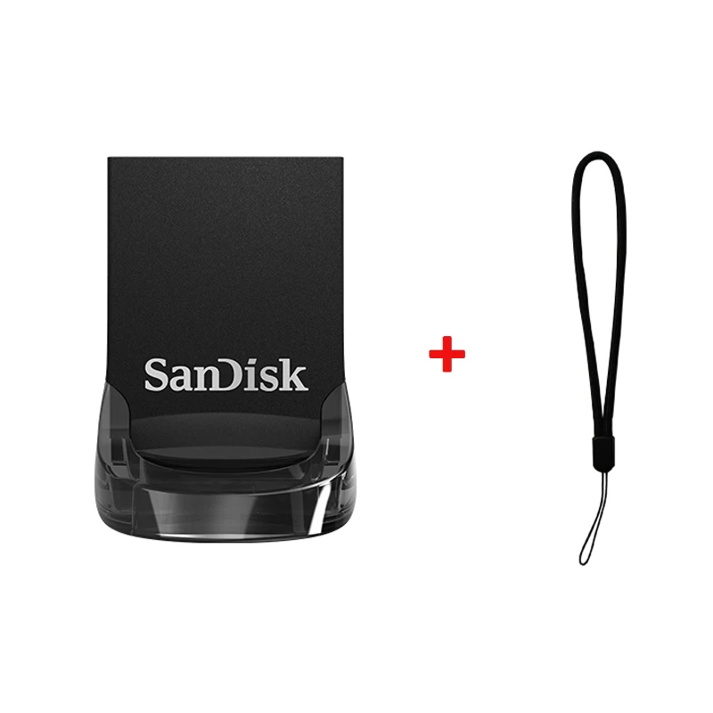 Двойной Флеш накопитель SanDisk CZ430 USB флэш память Drive128Gb 64 Гб Скорость считывания: до