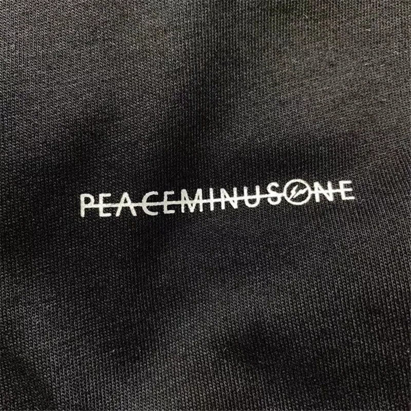 Onesize Peaceminusone FRAG Мужские T Дизайнерские мужские и женские 1:1 лучшее качество