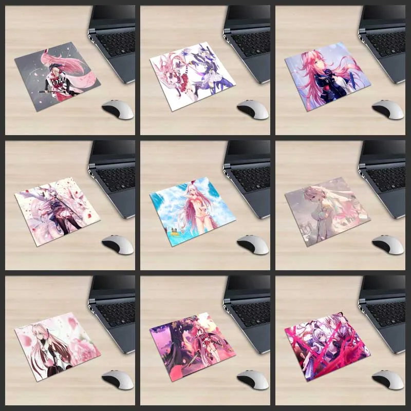 XGZ аниме квадратный коврик для мыши мультяшная милая девочка ноутбука ПК