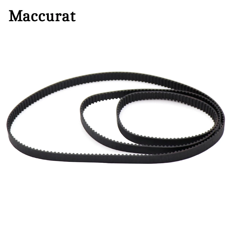 

GT2 Closed Loop Timing Belt Rubber 2GT 6mm 3D Printers Parts 110 160 200 280 400 610 852 1220 mm Synchronous Belts Part