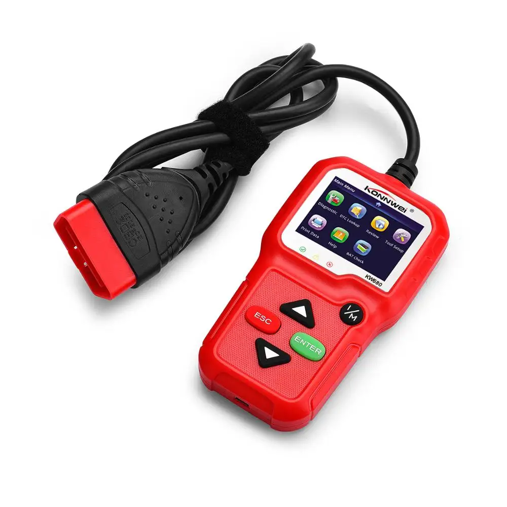 OBD2 ODB2 сканер автоматический диагностический KONNWEI KW680 полная функция