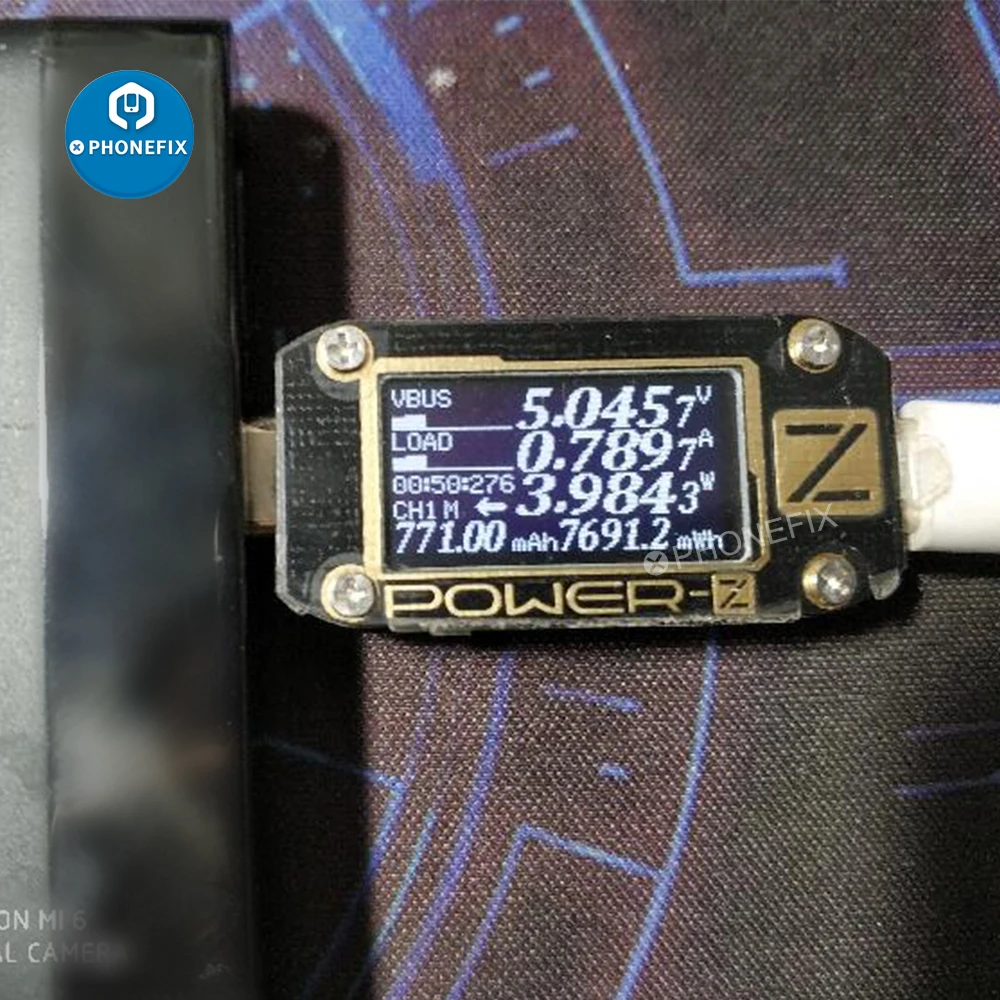 KM001 POWER-Z Fast USB Type-C QC PD Tester with LCD Display QC3.0 2.0 Test Sniffing Detector Voltage Current Capacity Reader |