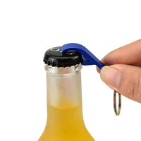 colorful bottle opener key chain chain portable metal bottle opener summer beverage beer accessories free custom logo