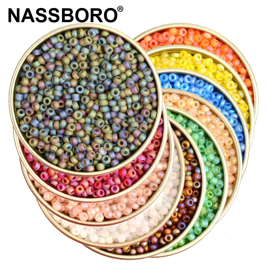 Матовые стеклянные бусины из чешского стекла для изготовления ювелирных изделий