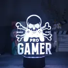 Светильник светодиодный, с 3d-иллюзией, с логотипом для детей