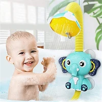 electric elephant water spray bath toys for kids baby bathroom bathtub faucet shower toys strong suction cup children water game