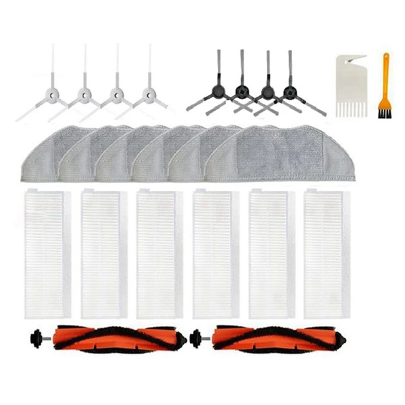 Акция! Сменная швабра с фильтром и основной боковой щеткой для робота-пылесоса