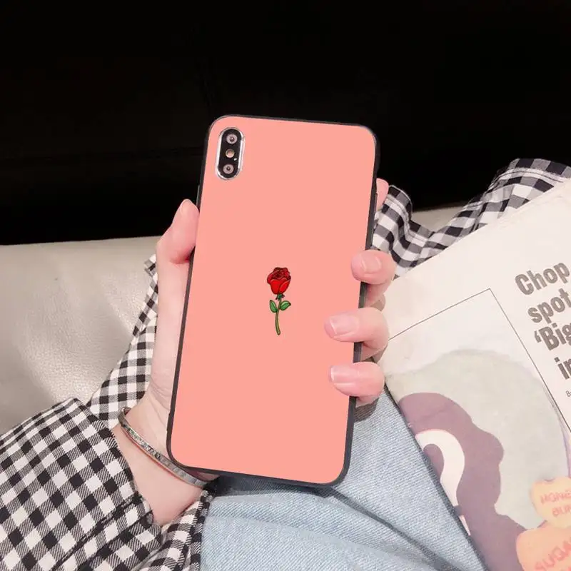 Розовый чехол для телефона iphone XS 11 11Pro 5 5s SE 6 6s плюс 7 8 2020 | Мобильные телефоны и